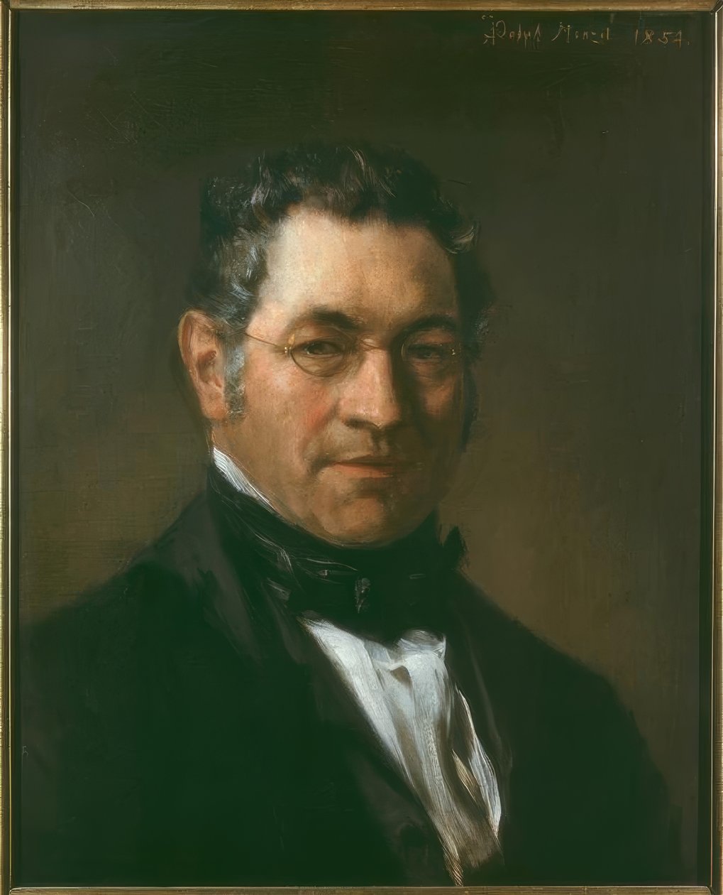 Portret dżentelmena autorstwa Adolph Menzel