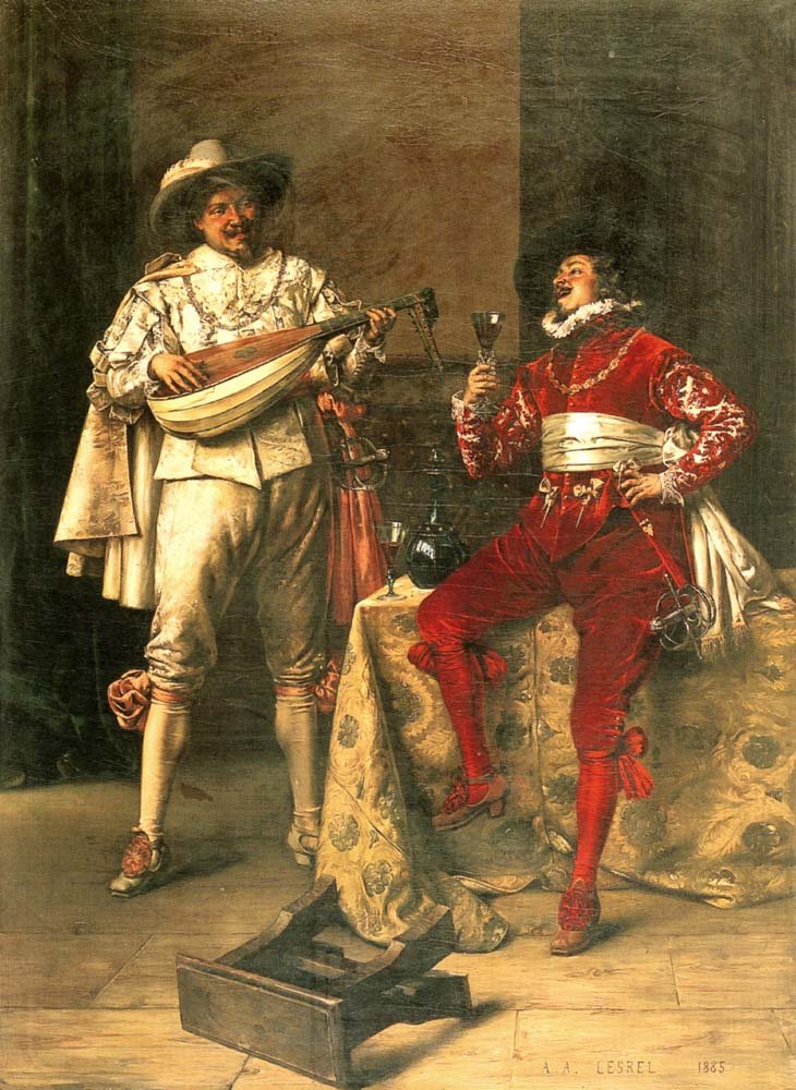 Panowie przyjemności autorstwa Adolphe Alexandre Lesrel
