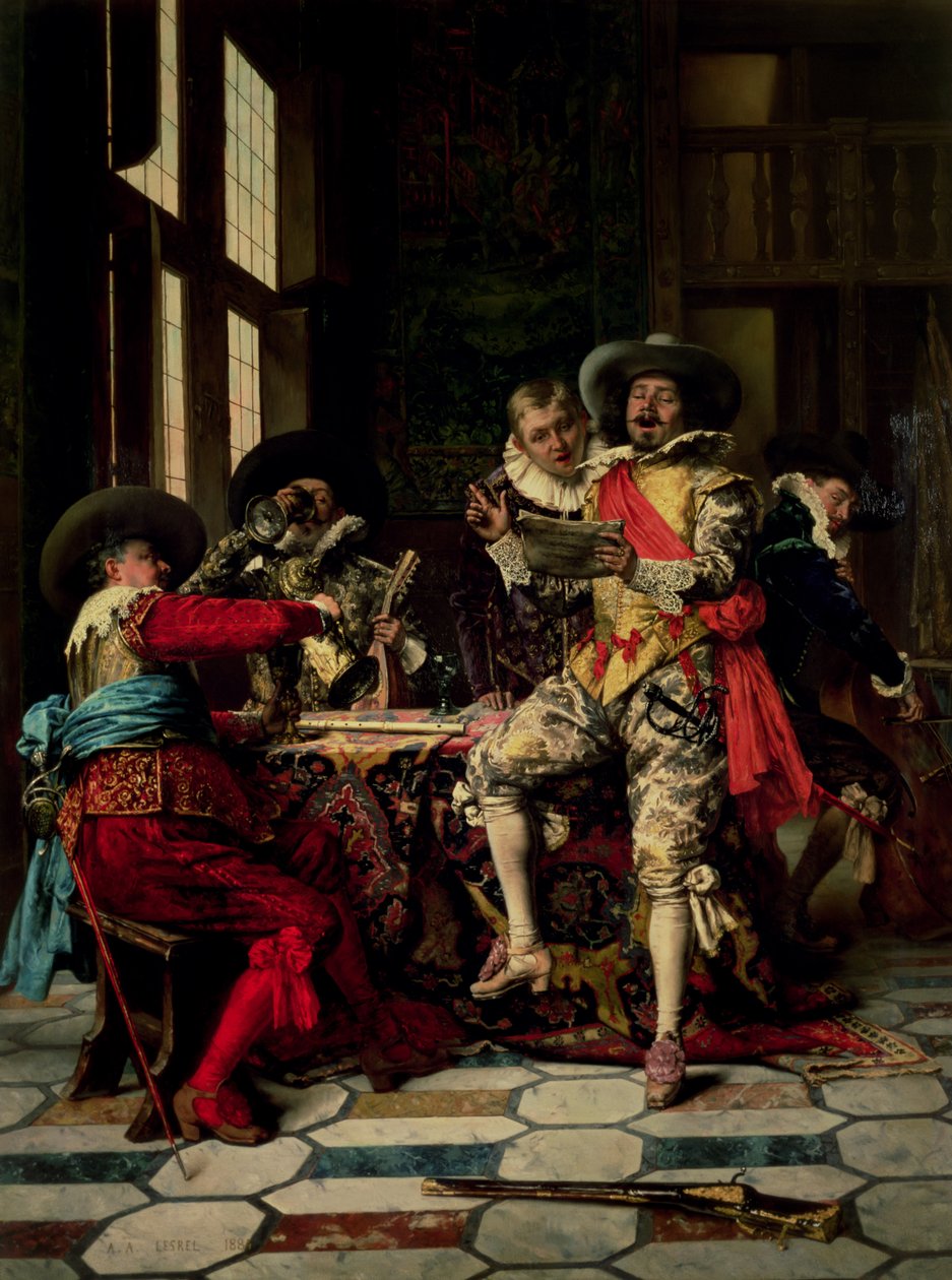 The Singers autorstwa Adolphe Alexandre Lesrel