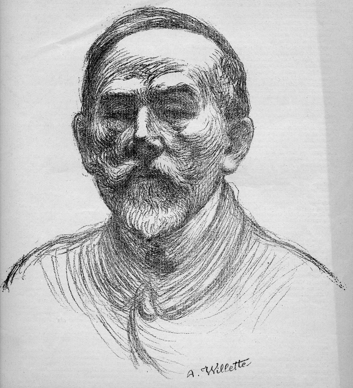 Teofil Alexandre Steinlen autorstwa Adolphe Leon Willette