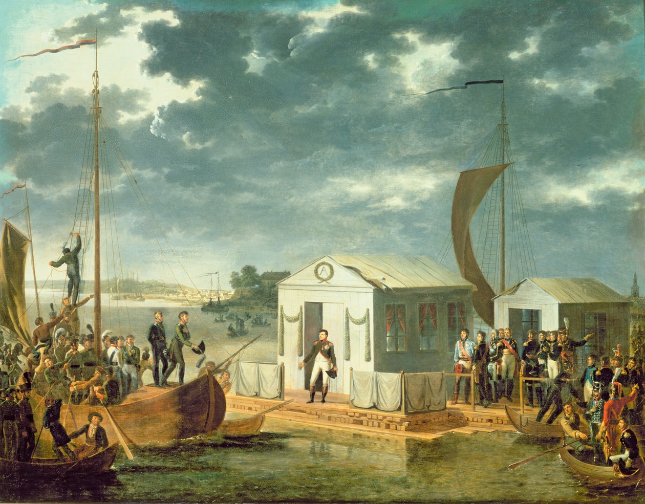 Traktat tylżycki, 1807 autorstwa Adolphe Roehn