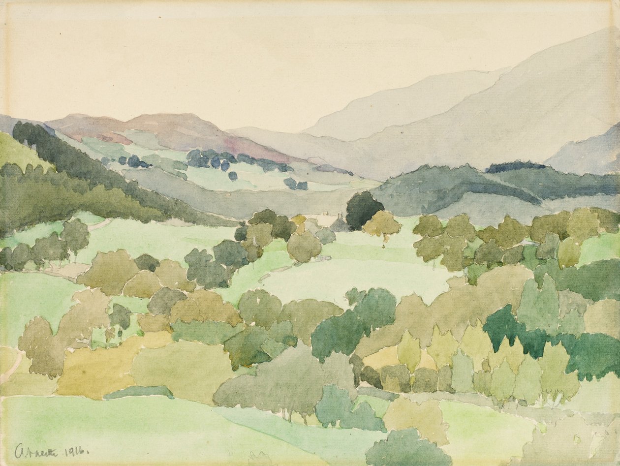 W pobliżu Ambleside, 1916 autorstwa Adolphe Valette