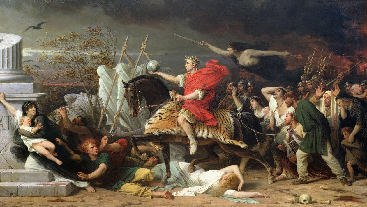 Cezar, 1875 autorstwa Adolphe Yvon