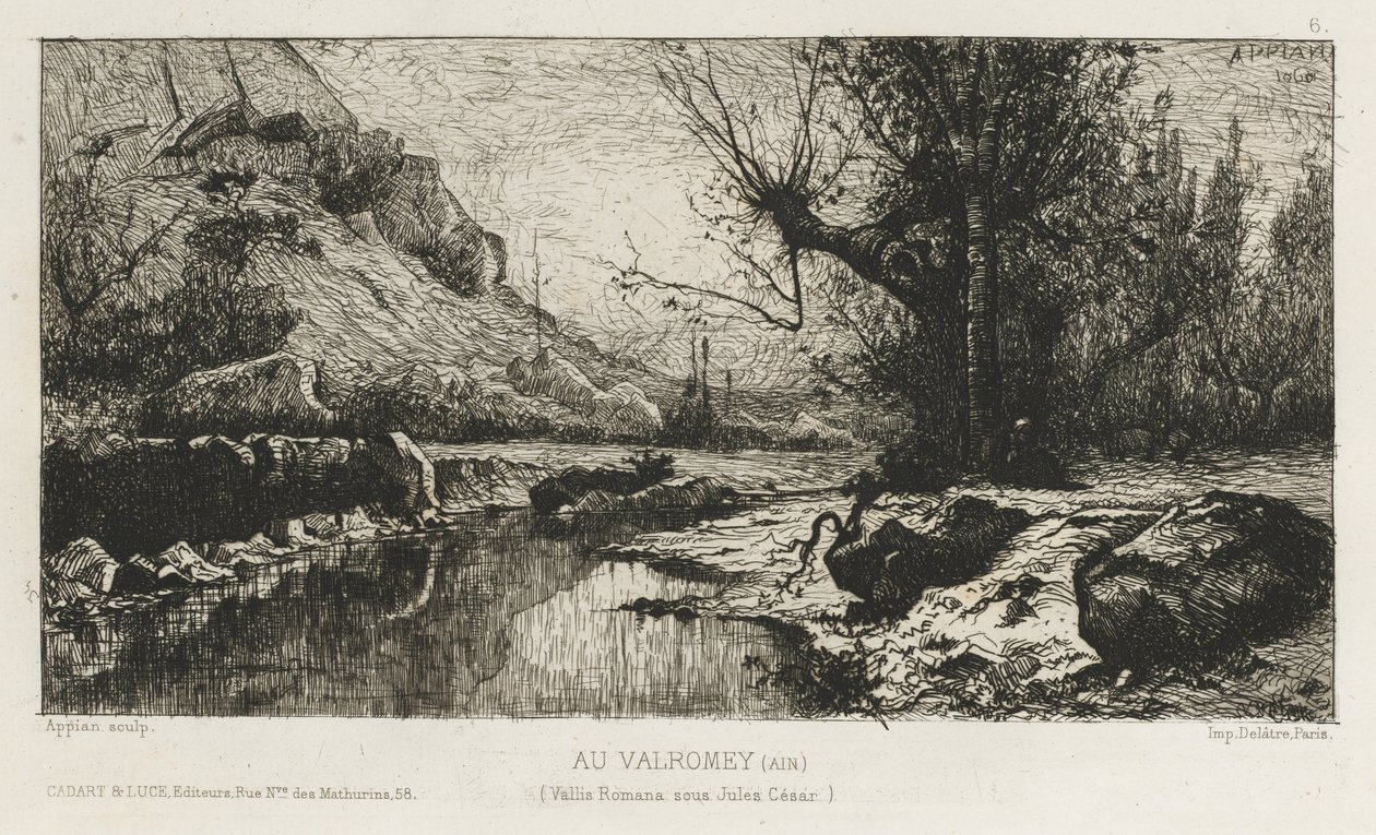 W Valromay (Ajn) autorstwa Adolphe Appian