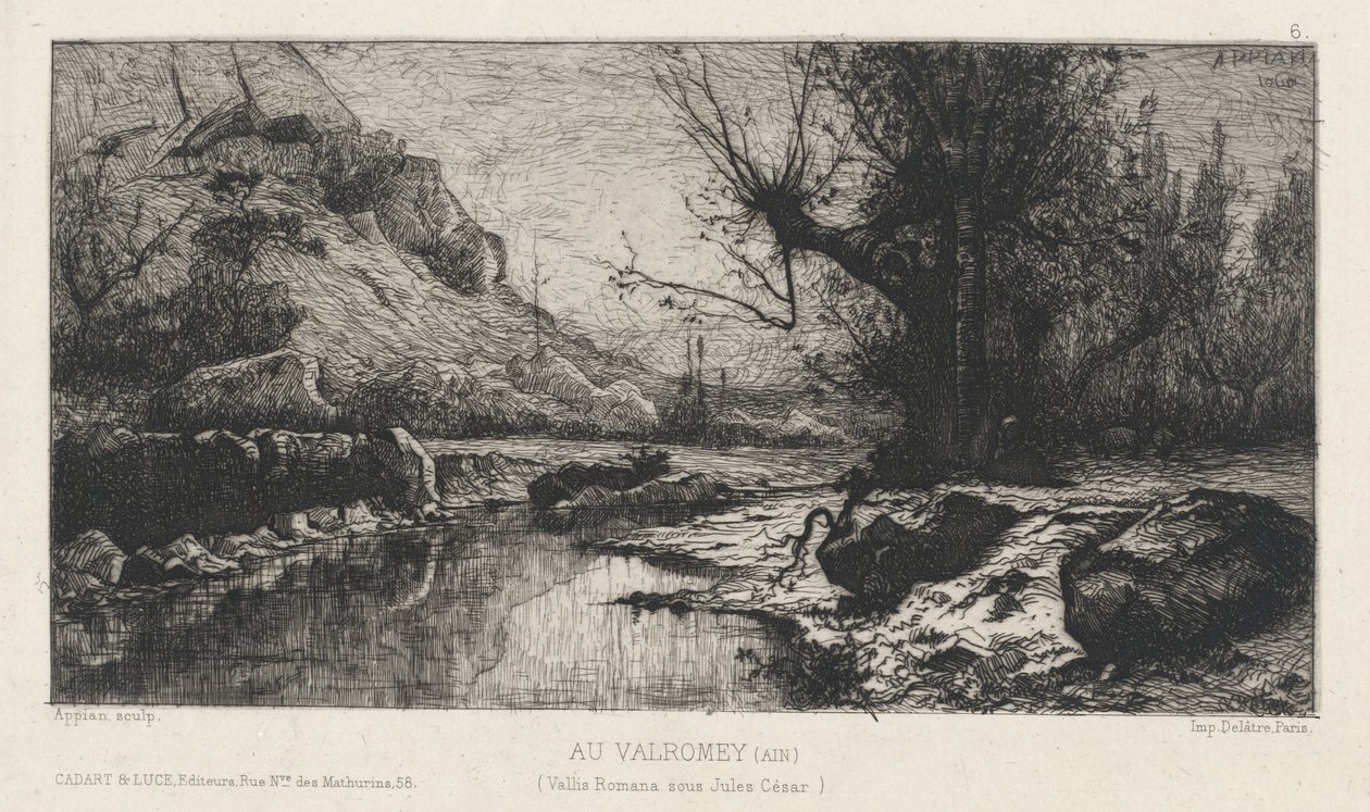 W Valromey autorstwa Adolphe Appian