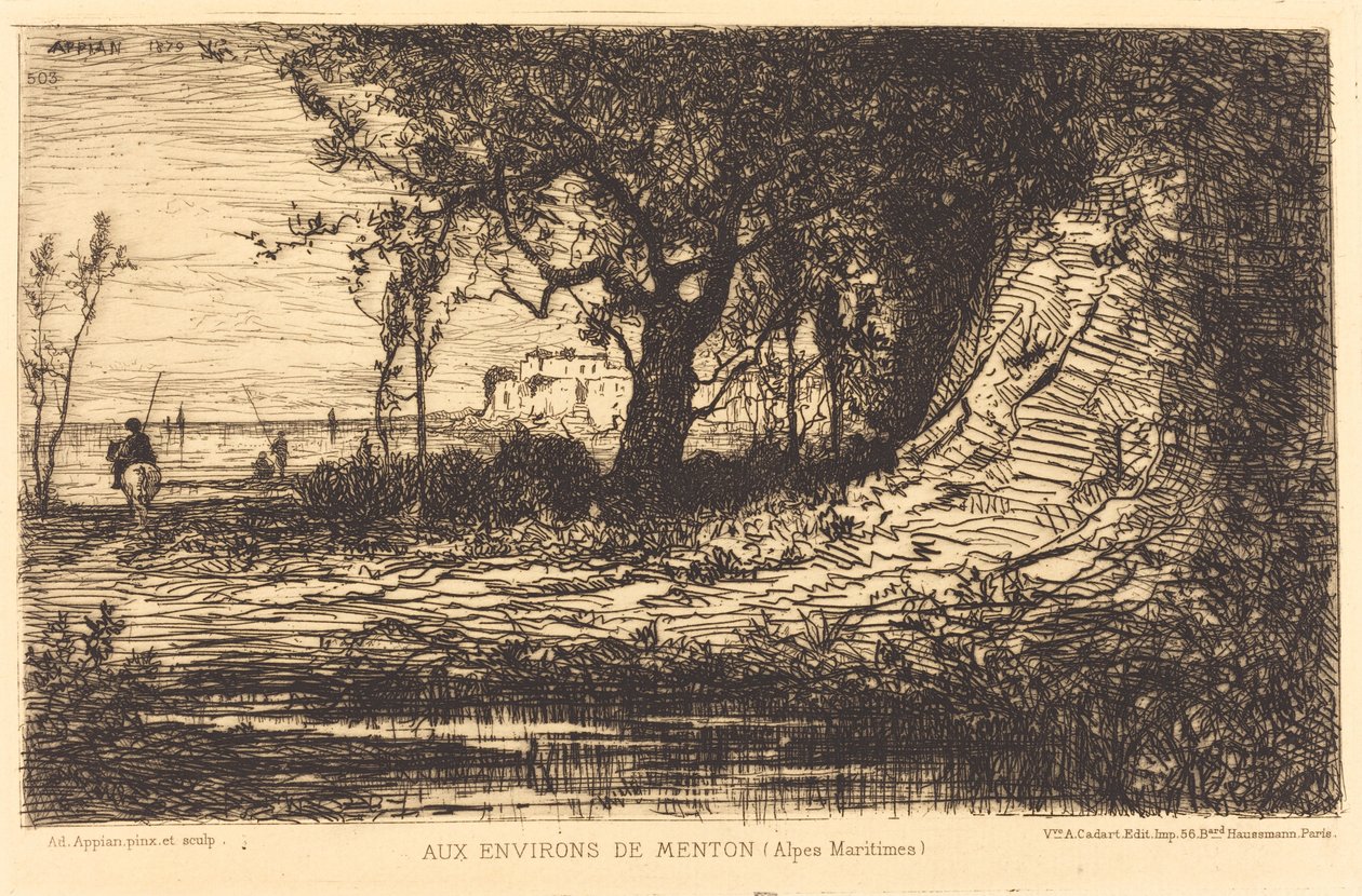 Wokół Mentony autorstwa Adolphe Appian