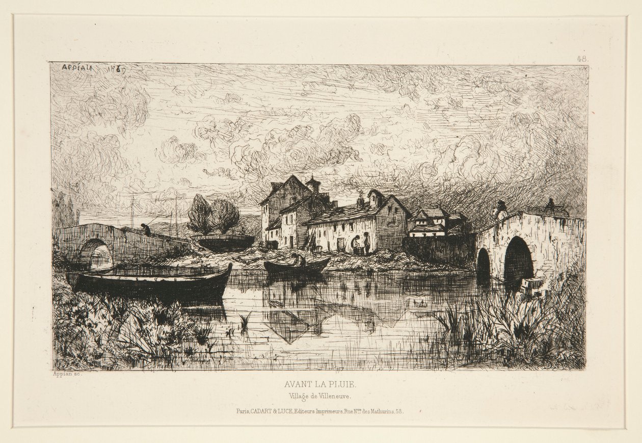 przed deszczem autorstwa Adolphe Appian