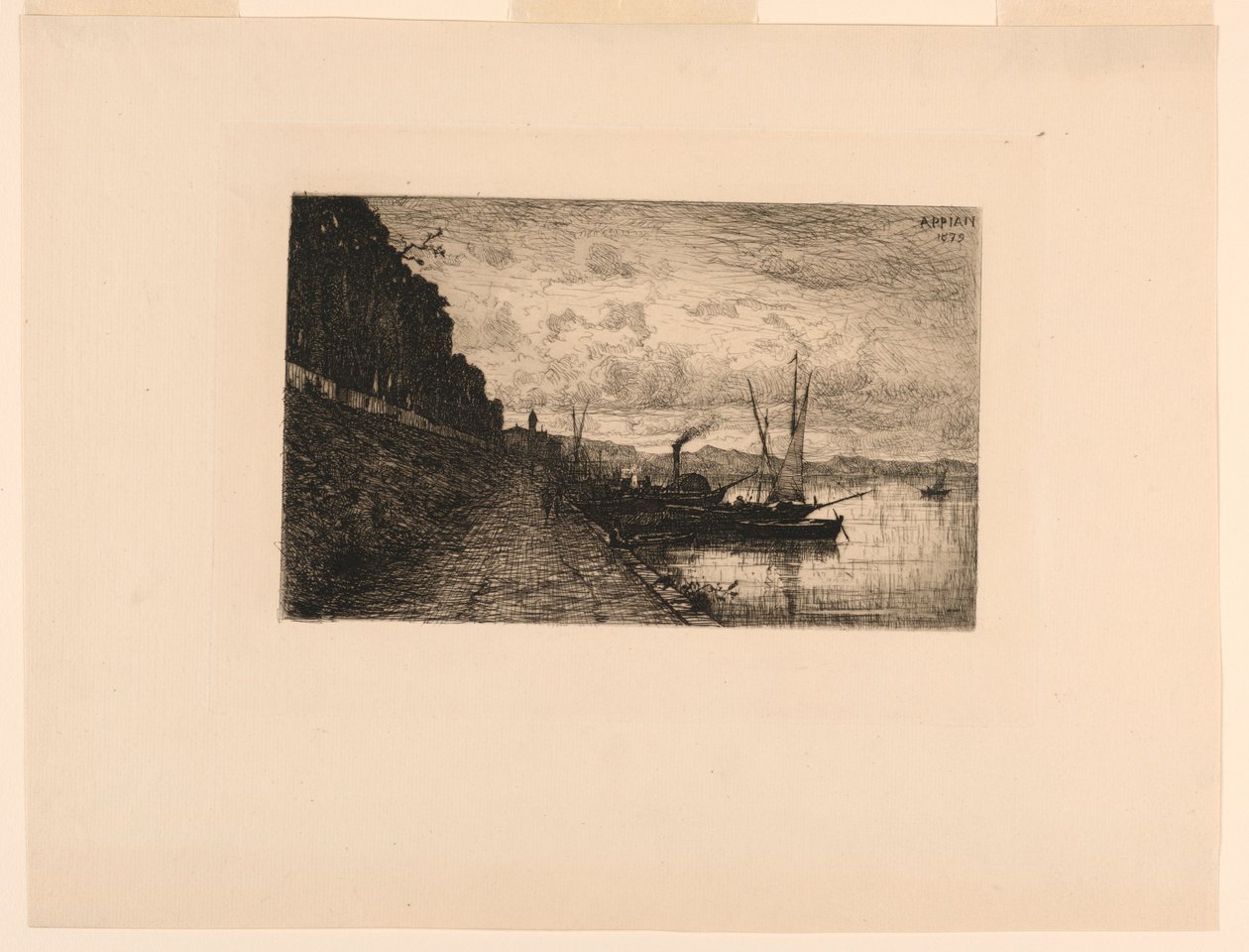 Okolice Lyonu autorstwa Adolphe Appian