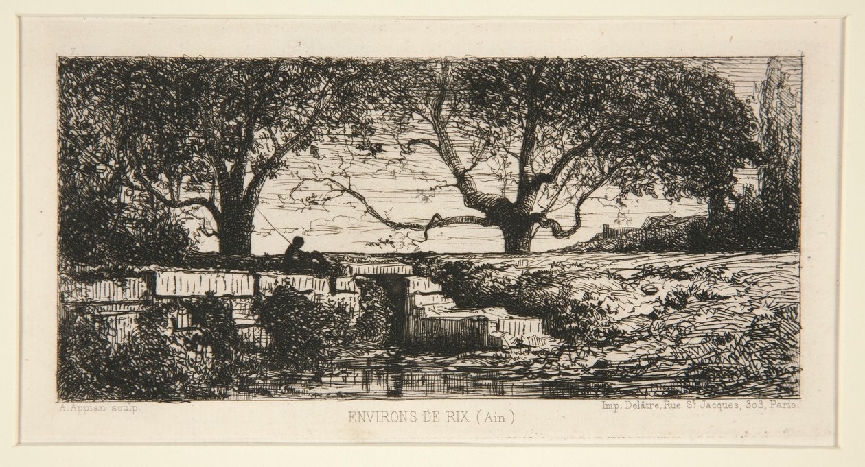 Okolice Rix (Ain) autorstwa Adolphe Appian