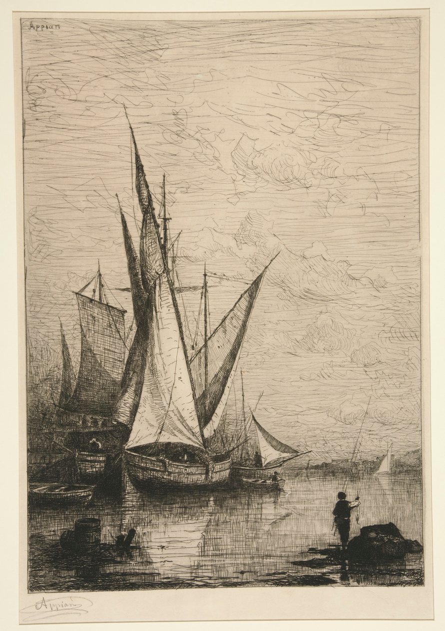 Port w Genui autorstwa Adolphe Appian
