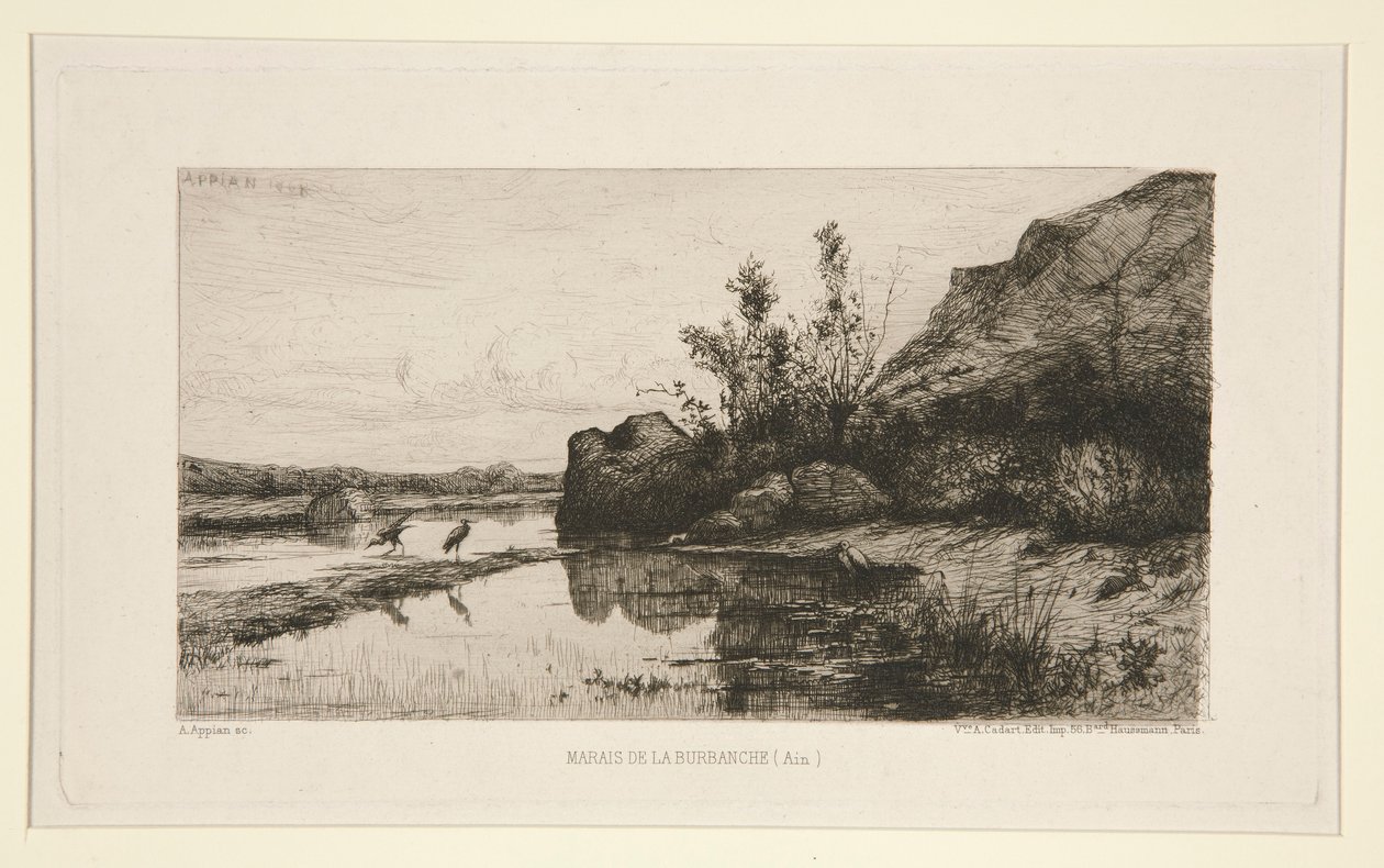 Bagno Burbanche (Ajn) autorstwa Adolphe Appian