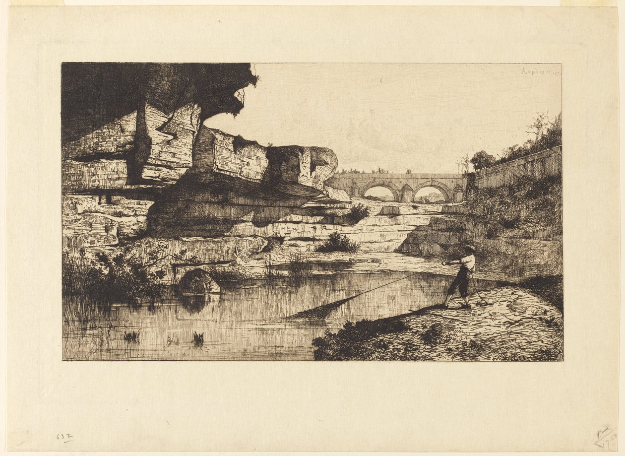 Most Hauteville autorstwa Adolphe Appian