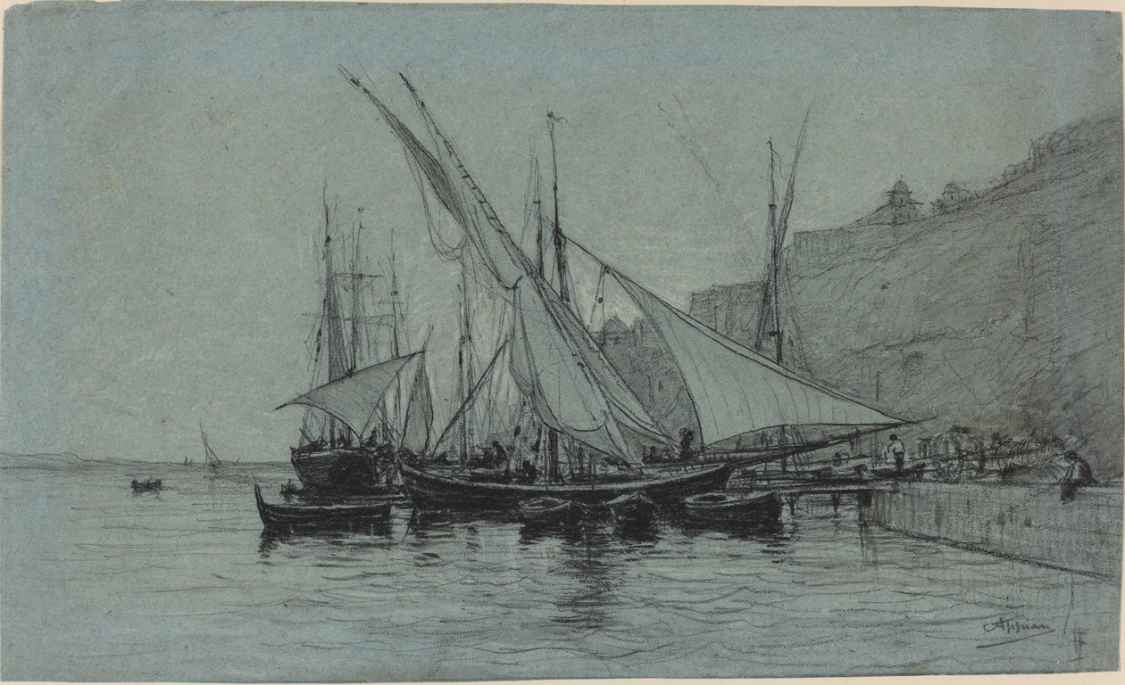 Port Monako autorstwa Adolphe Appian