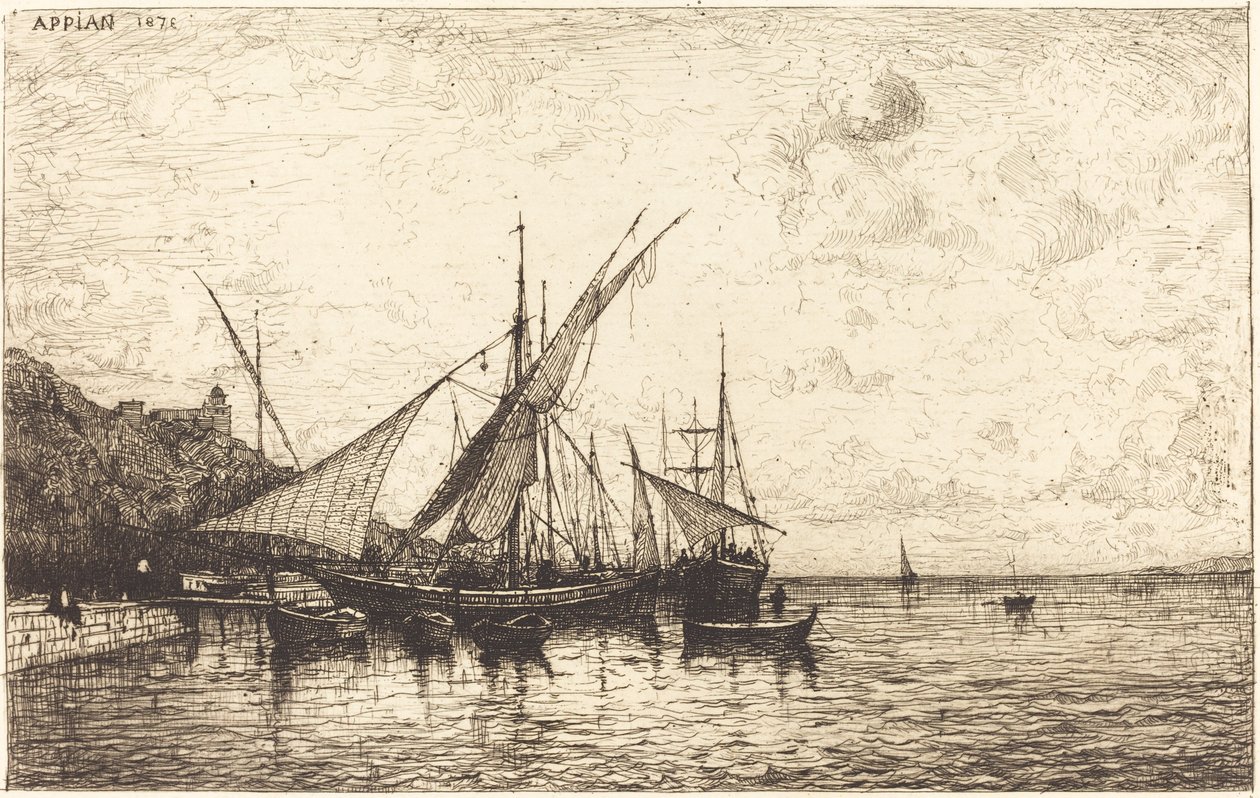 Port Monako autorstwa Adolphe Appian