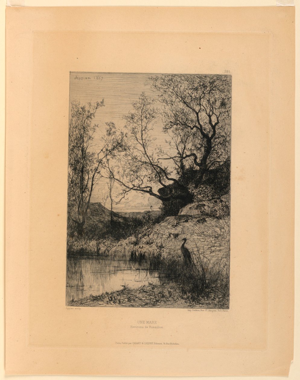 Staw (Okolice Roussillon) autorstwa Adolphe Appian