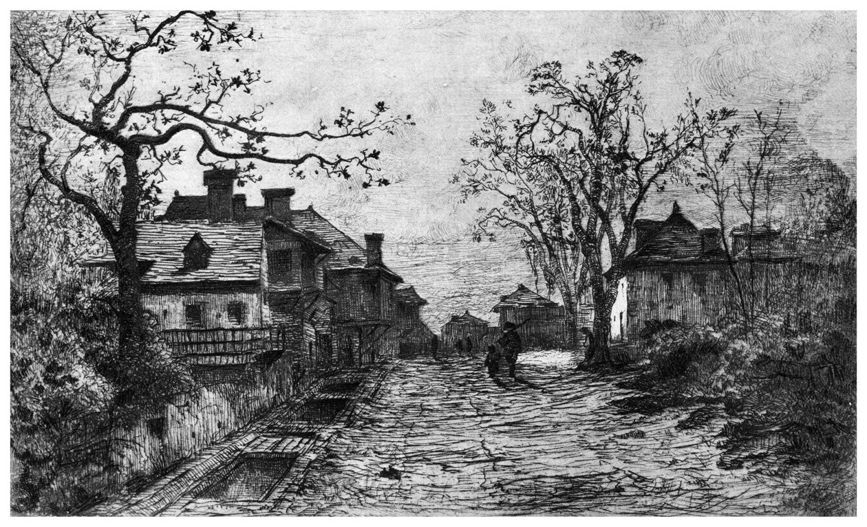 Wioska Artemare, c1820-1890 1924 autorstwa Adolphe Appian