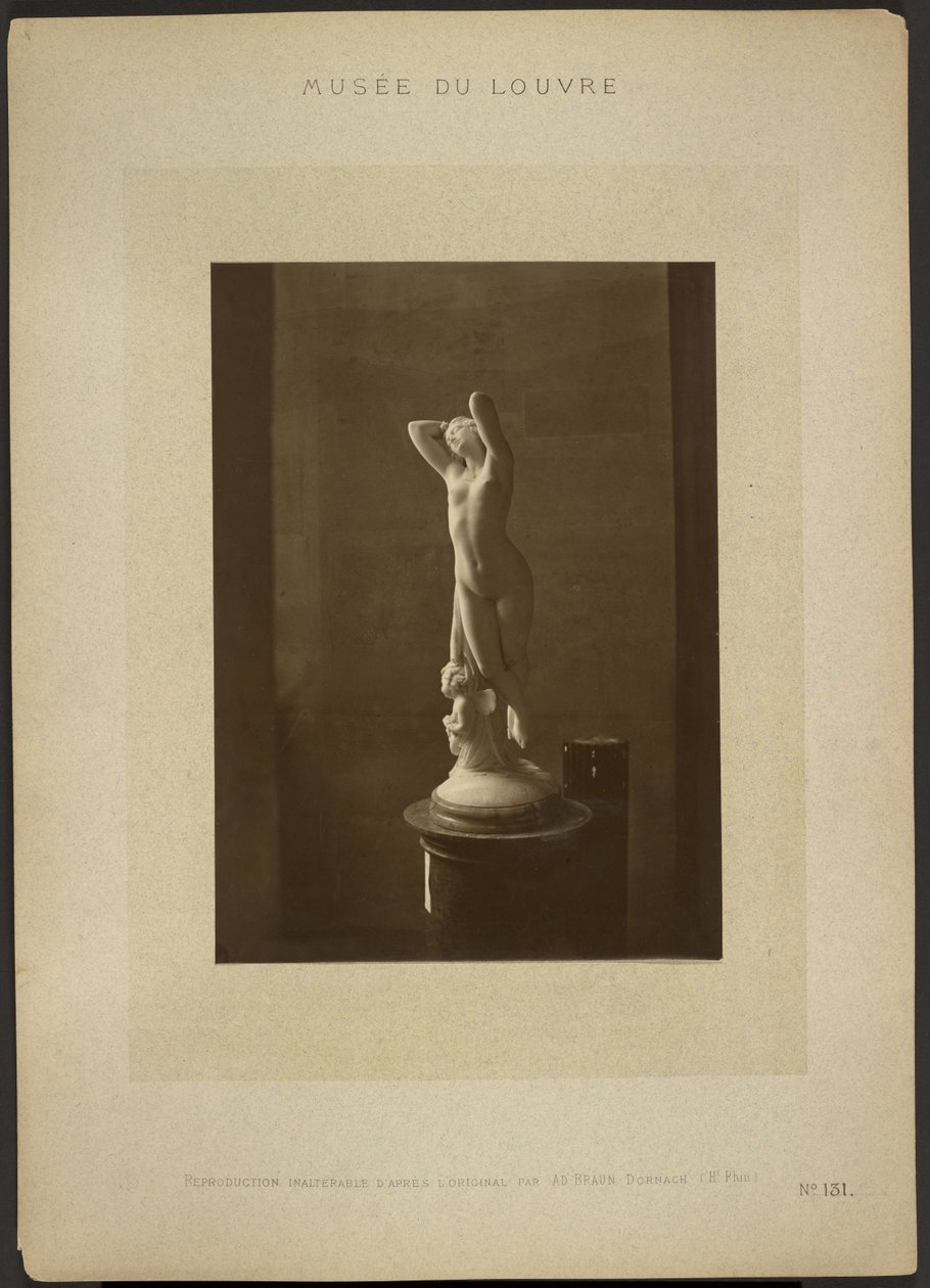 [Kupidyn i Psyche autorstwa Pradiera / Musee Louvre] autorstwa Adolphe Braun