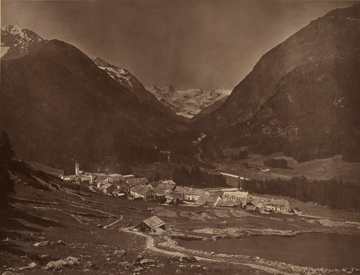 Pontresina autorstwa Adolphe Braun