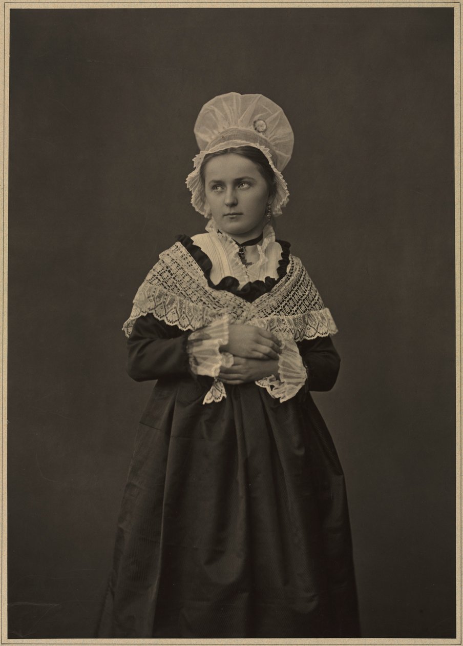 Kobieta w Lorraine 1860-70. autorstwa Adolphe Braun