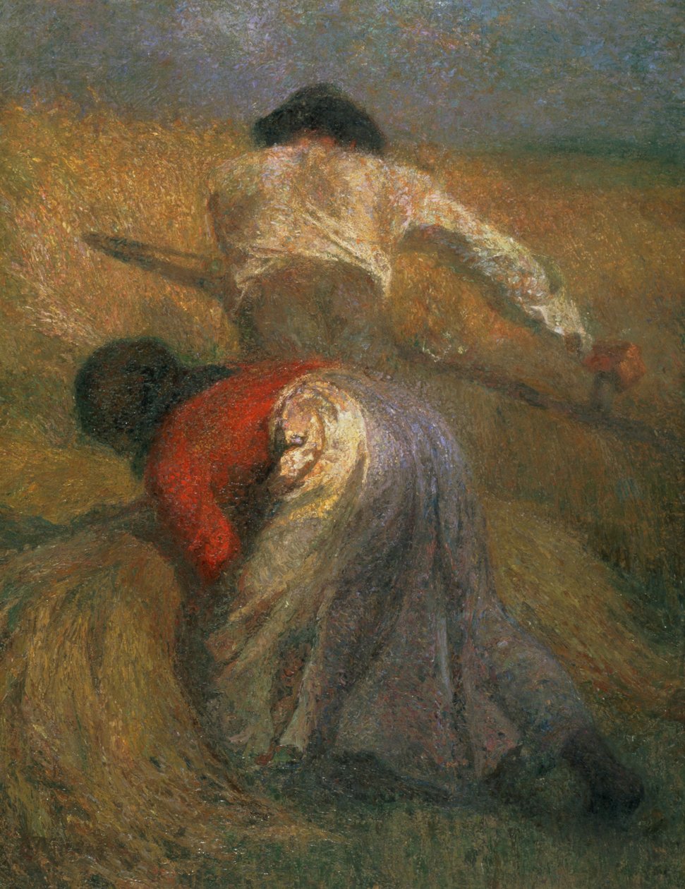 Żniwny autorstwa Adolphe Joseph Thomas Monticelli