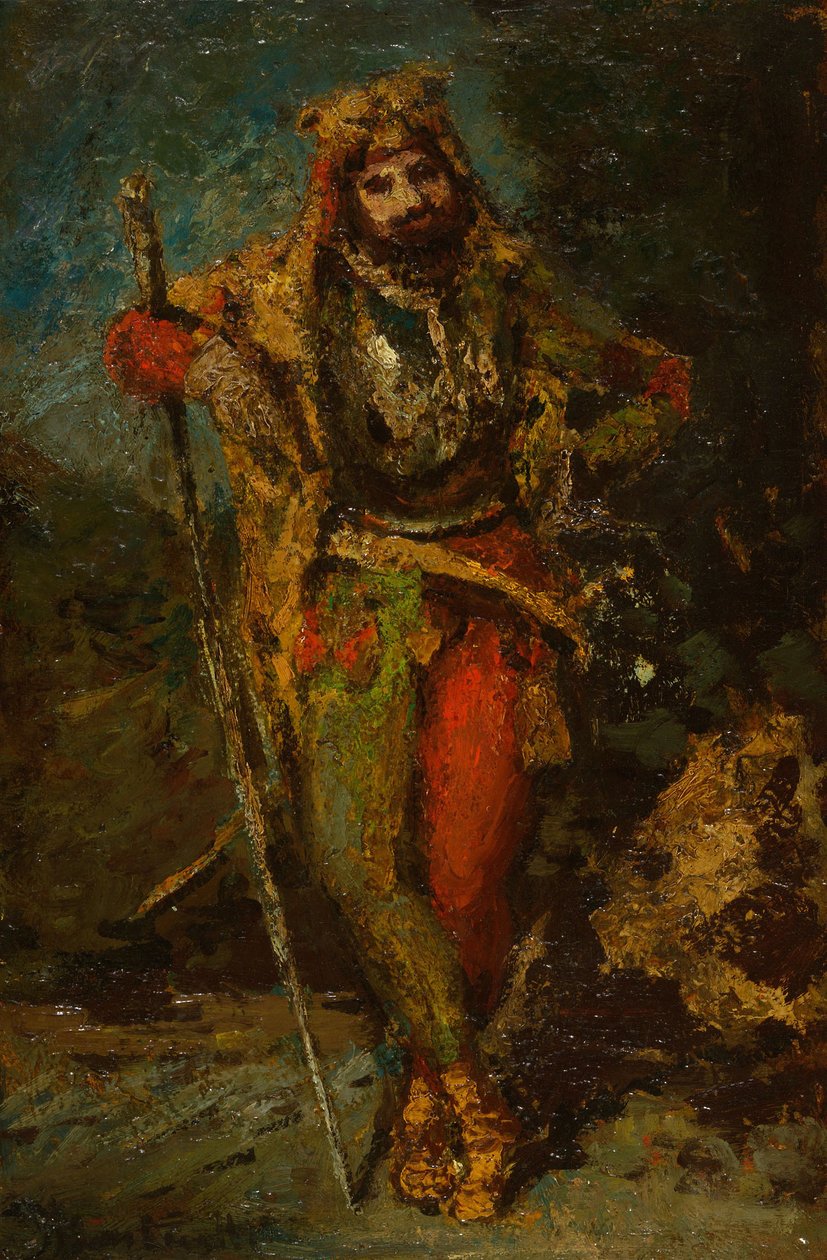 Mefisto z opery Faust autorstwa Adolphe Joseph Thomas Monticelli