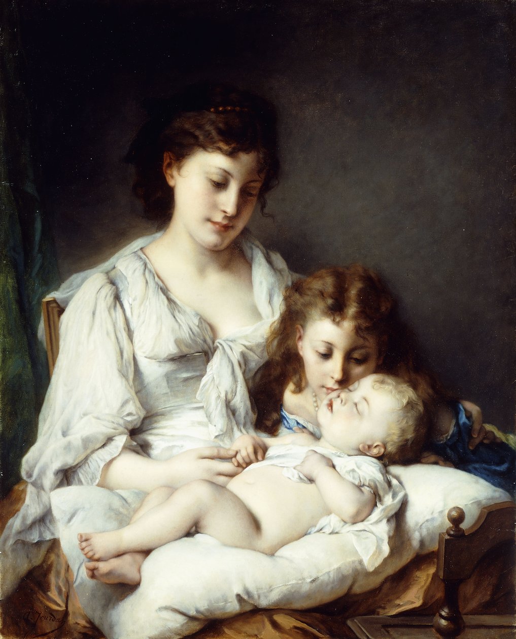 Uczucie macierzyńskie autorstwa Adolphe Jourdan