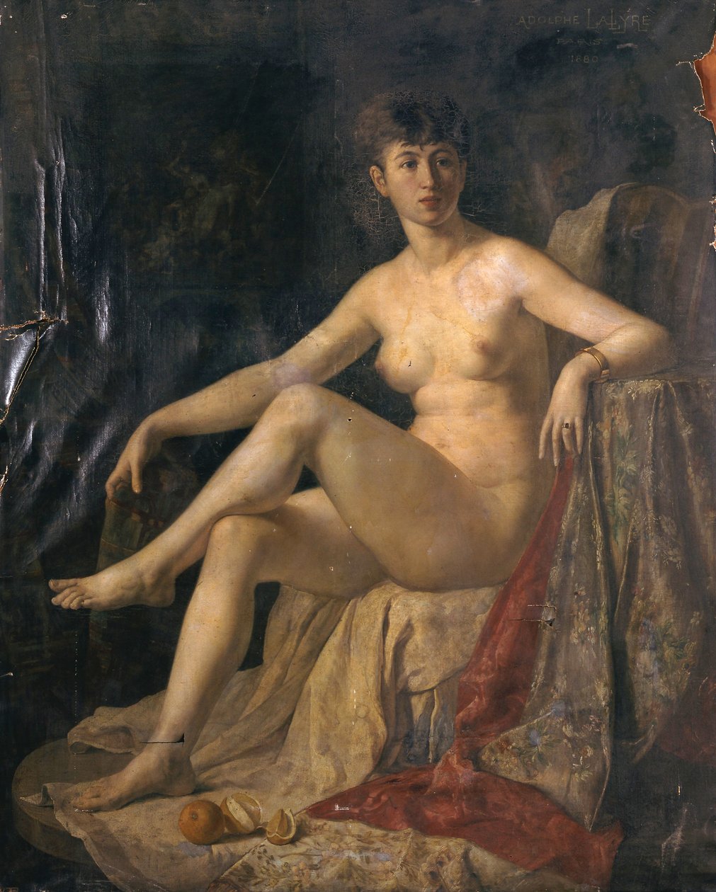 Modelka autorstwa Adolphe Lalyre