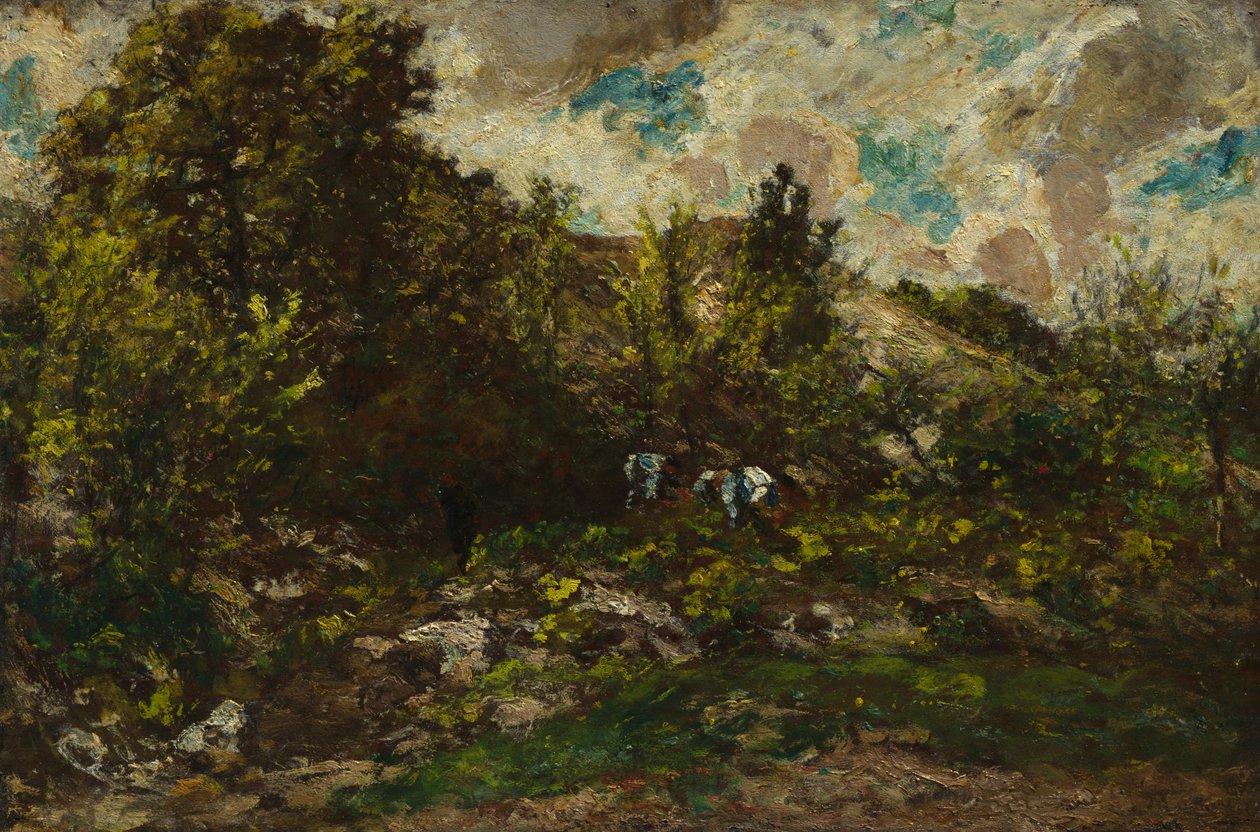 Jesień, ok. 1867-1869. autorstwa Adolphe Joseph Thomas Monticelli