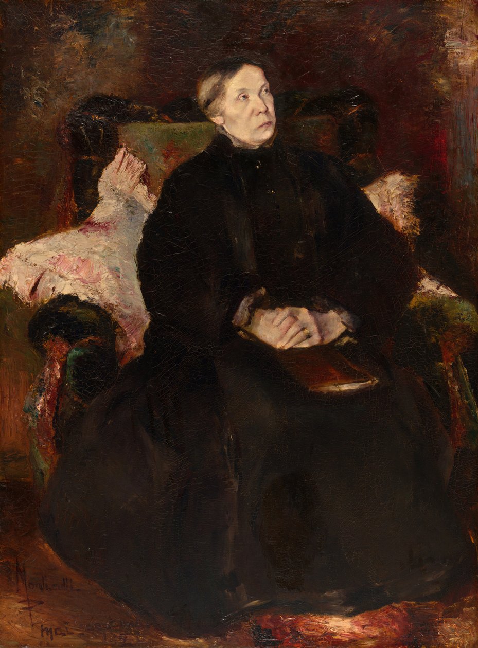 Portret damy, 187079. autorstwa Adolphe Monticelli