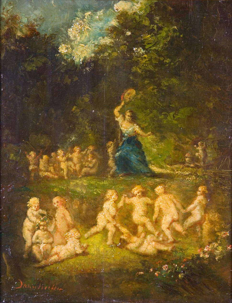 „Igraszki”, 1844-1886 autorstwa Adolphe Monticelli