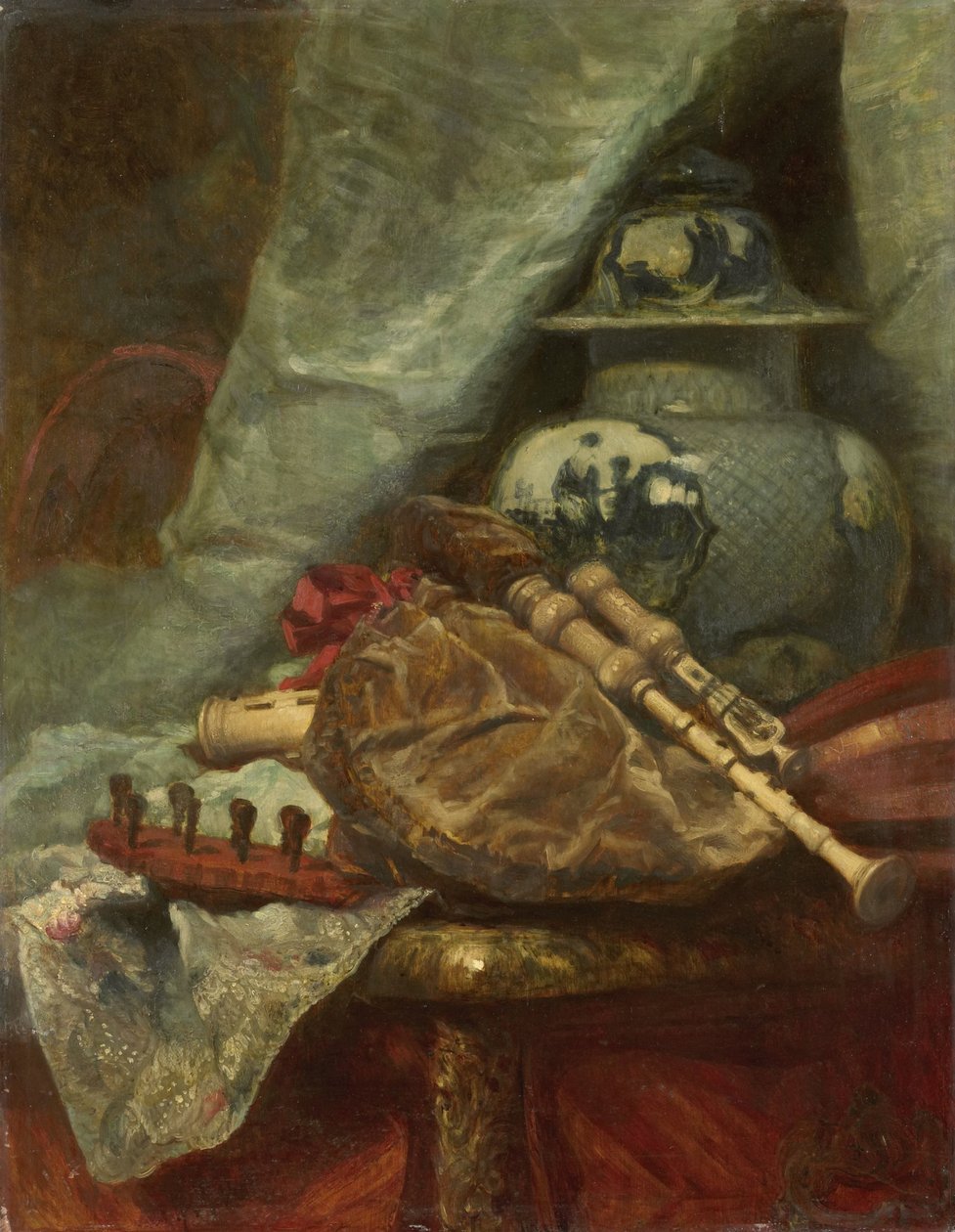Martwa natura z dudami autorstwa Adolphe Mouilleron