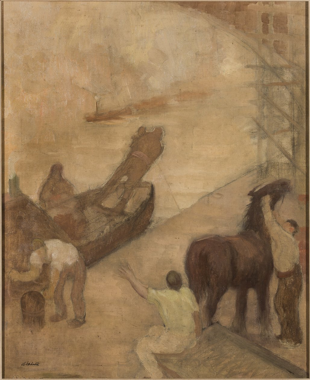 Kanał Manchesterski autorstwa Adolphe Valette