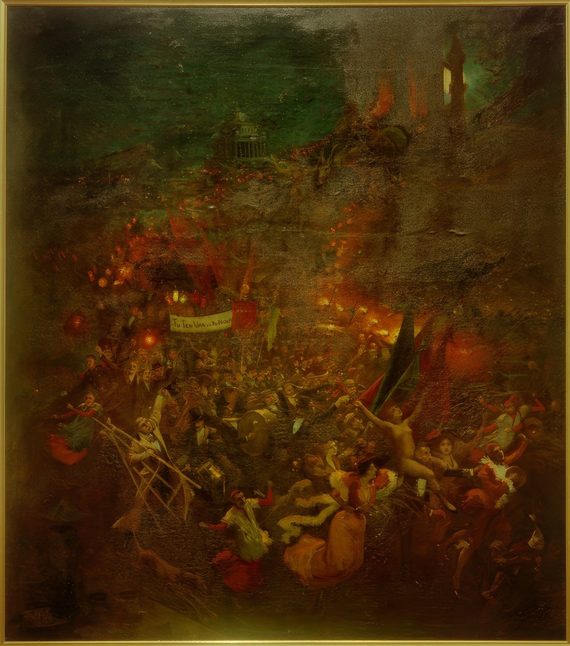 Bal QuatzArts autorstwa Adolphe Leon Willette