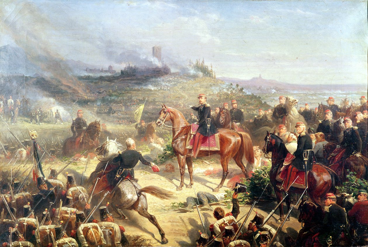 Bitwa pod Solferino, 24 czerwca 1859 autorstwa Adolphe Yvon
