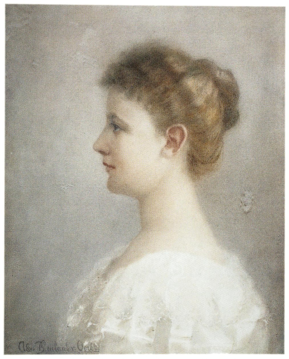 Portret Wilhelminy z Orange-Nassau autorstwa Adri Bleuland van Oordt