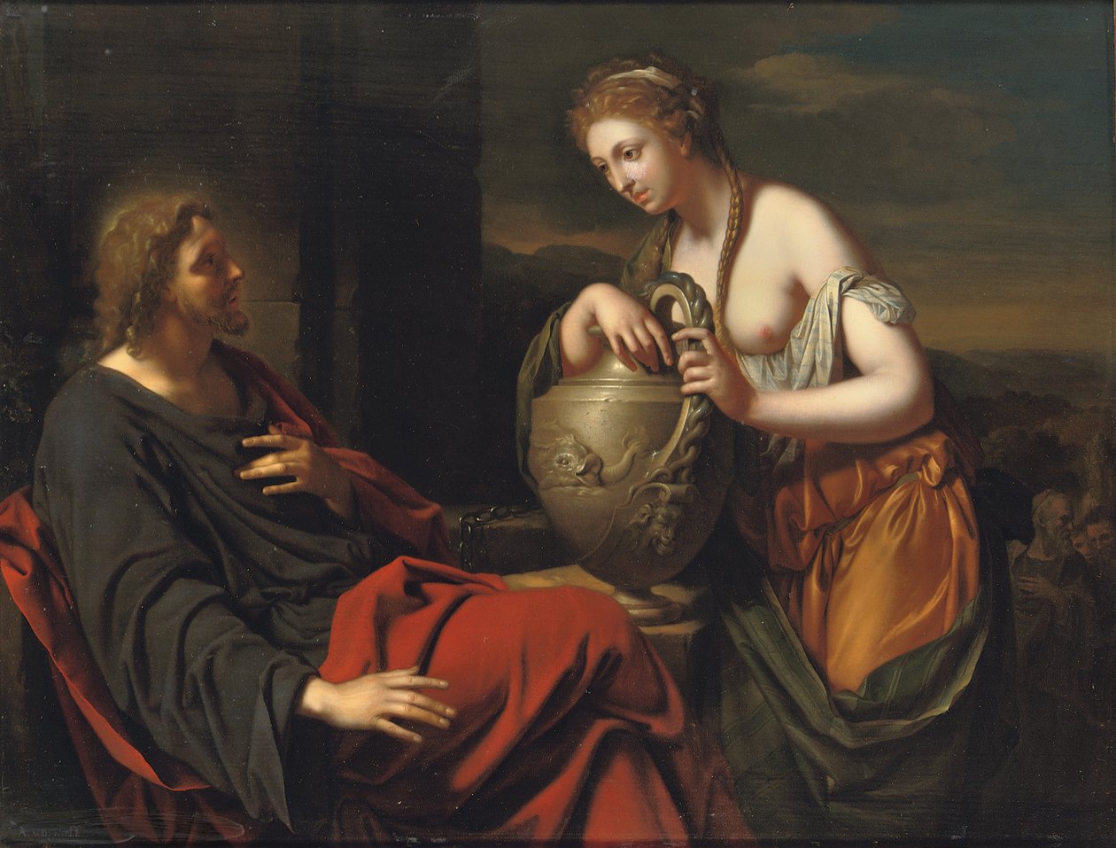 Chrystus i Samarytanka autorstwa Adriaan van der Werff