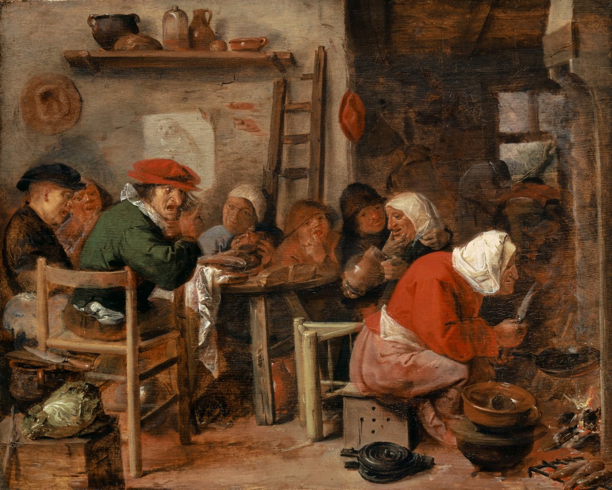 Posiłek chłopski autorstwa Adriaen Brouwer