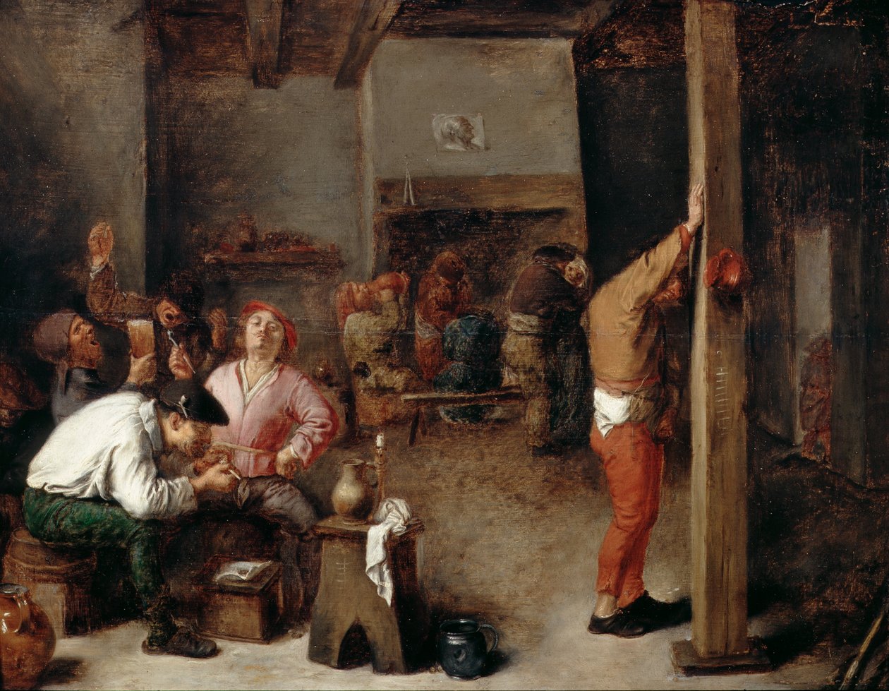 Wnętrze Tawerny autorstwa Adriaen Brouwer