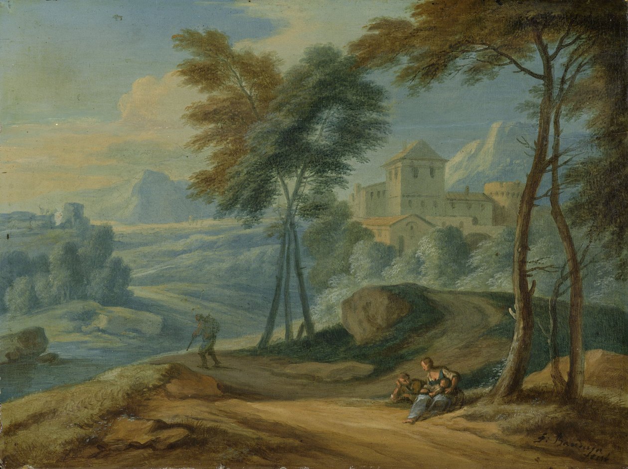 Górzysty krajobraz autorstwa Adriaen Frans Boudewyns