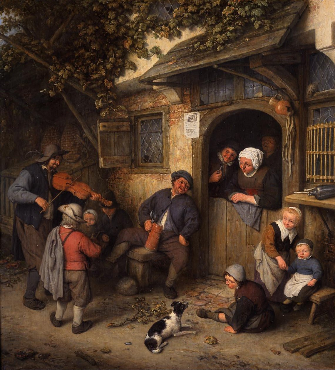 Skrzypek autorstwa Adriaen Jansz. van Ostade