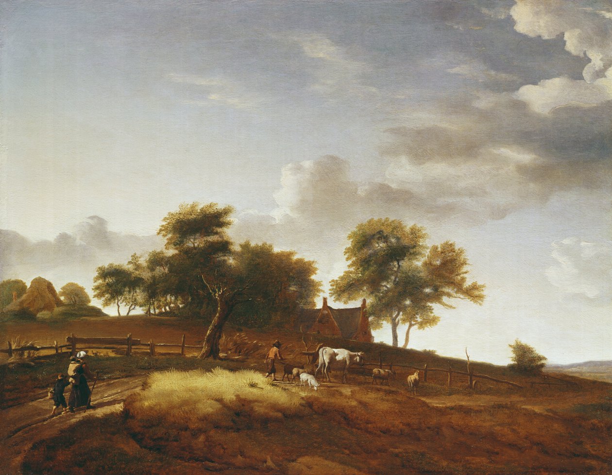 Krajobraz autorstwa Adriaen van de Velde