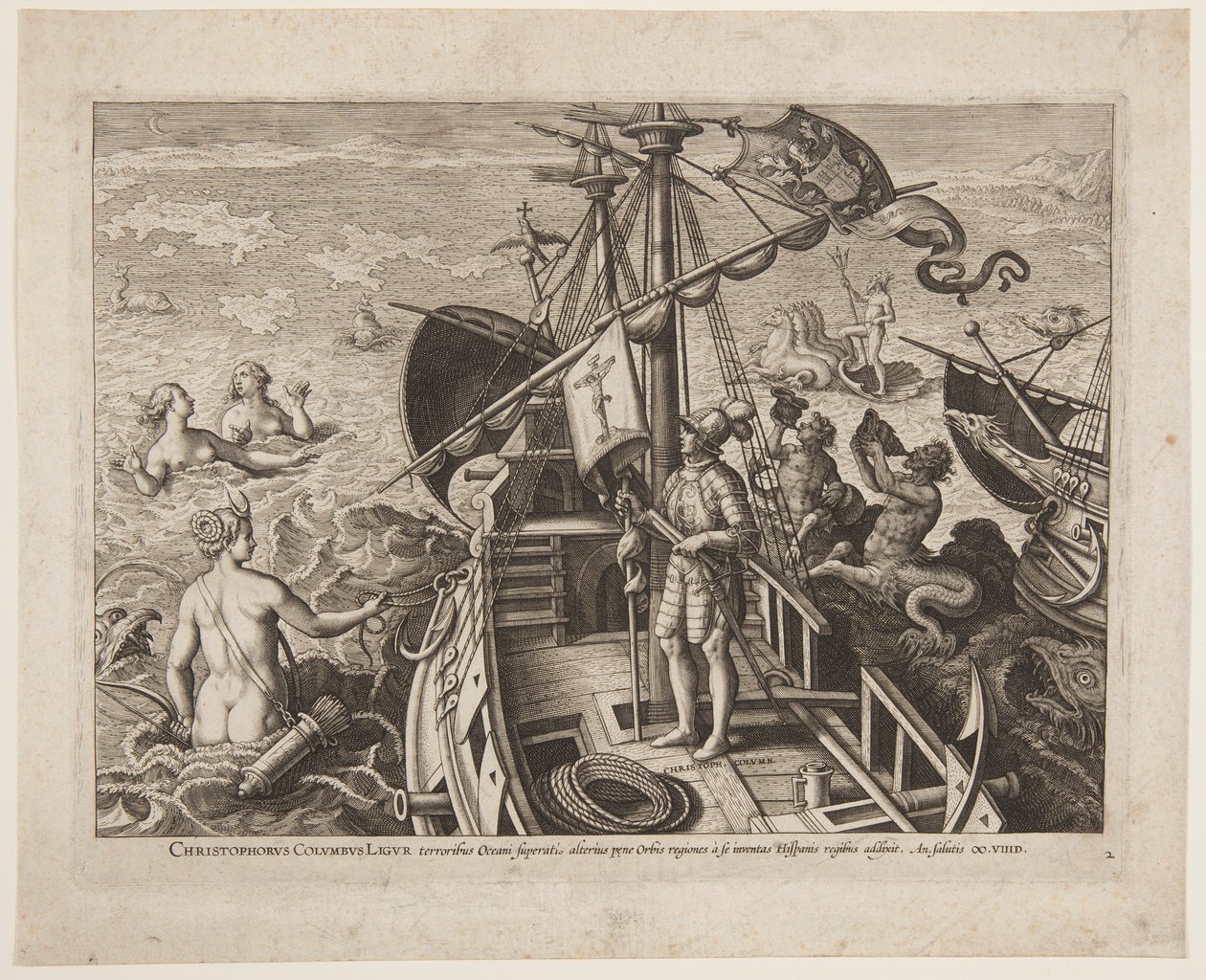 Krzysztof Kolumb autorstwa Adriaen Collaert