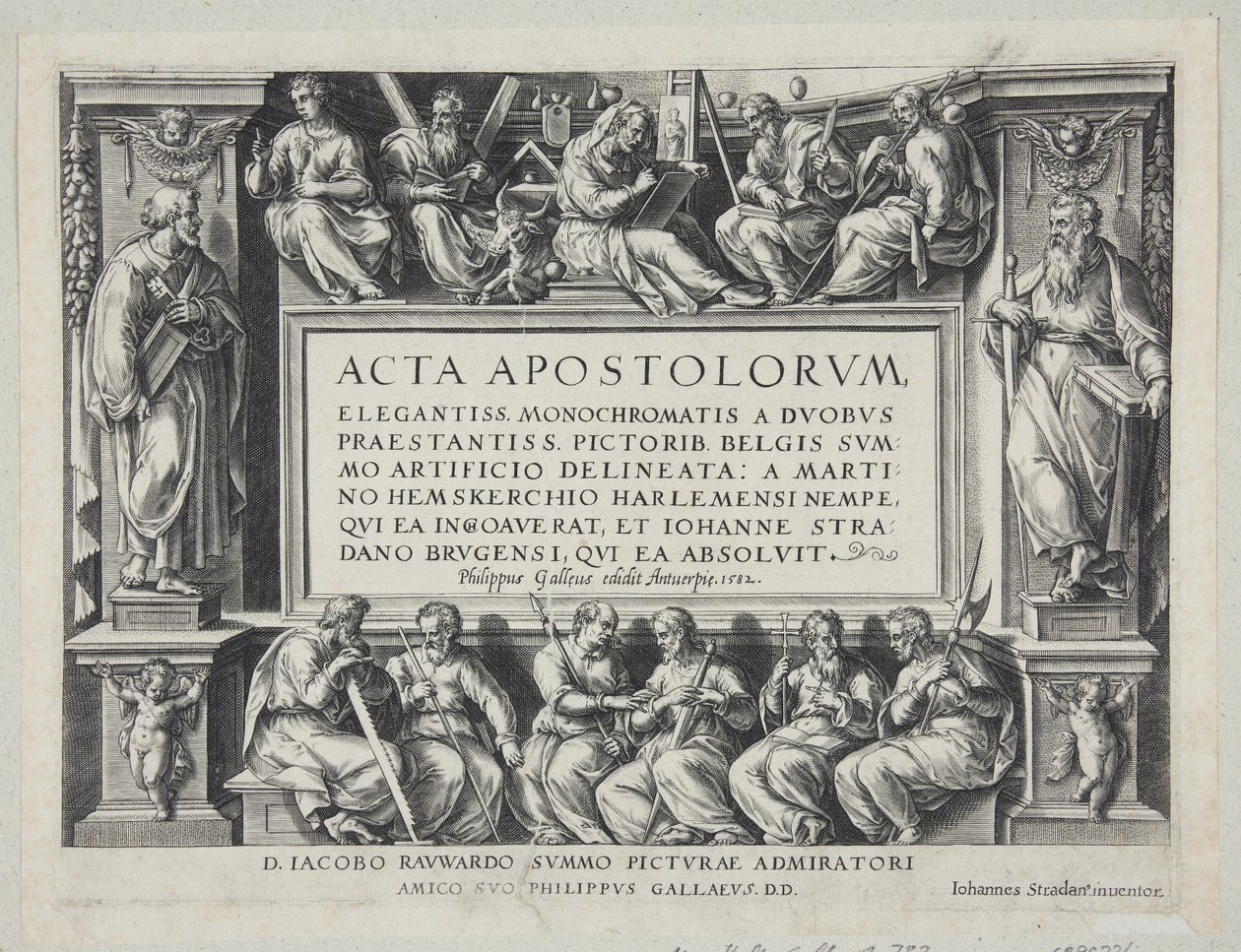 Strona tytułowa autorstwa Adriaen Collaert