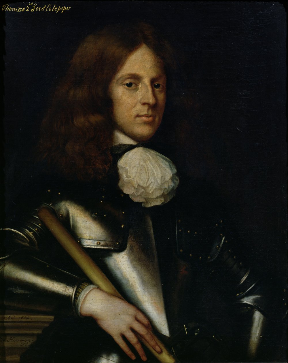 Томас (1635-1689) 2-р Лорд Калпепер поли autorstwa Adriaen Hanneman