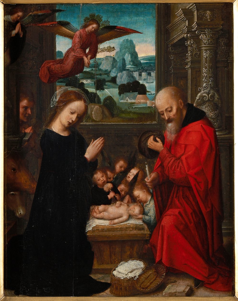 Narodzenia Pańskiego, ok. 1525-1550. autorstwa Adriaen Isenbrant