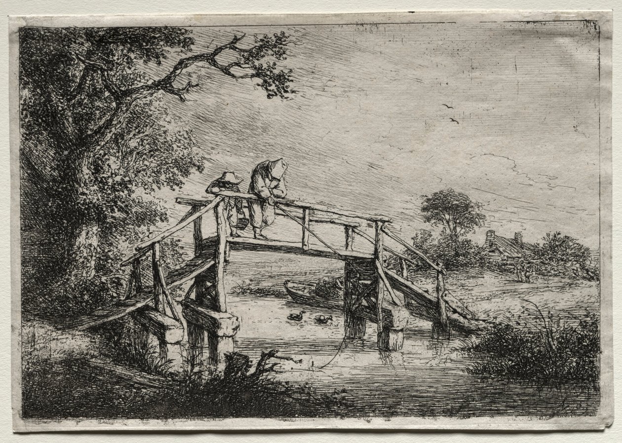 Wędkarze. autorstwa Adriaen Jansz. van Ostade