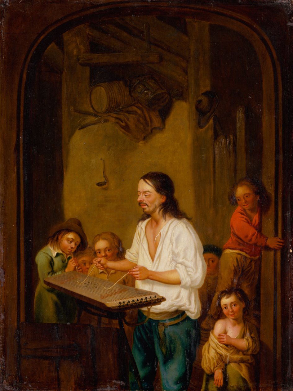 Cimbalomista, 1675. autorstwa Adriaen Jansz. van Ostade
