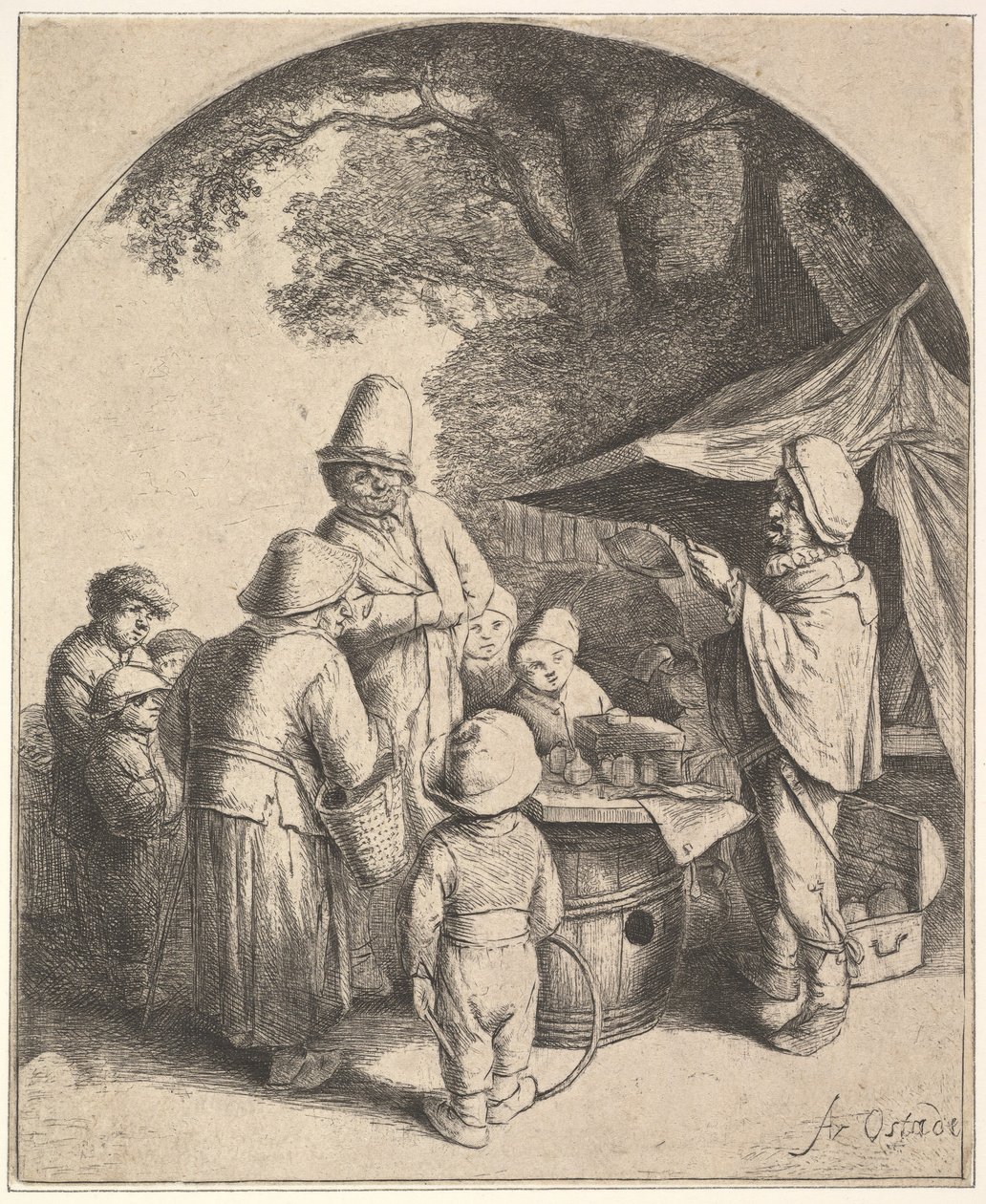 Znachor, 1610-85. autorstwa Adriaen Jansz. van Ostade
