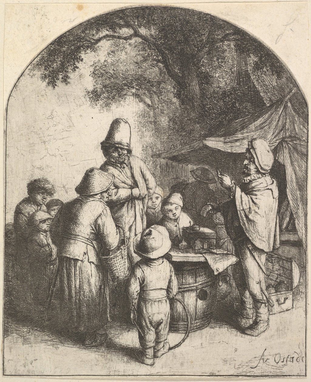 Znachor, 1610-85. autorstwa Adriaen Jansz. van Ostade