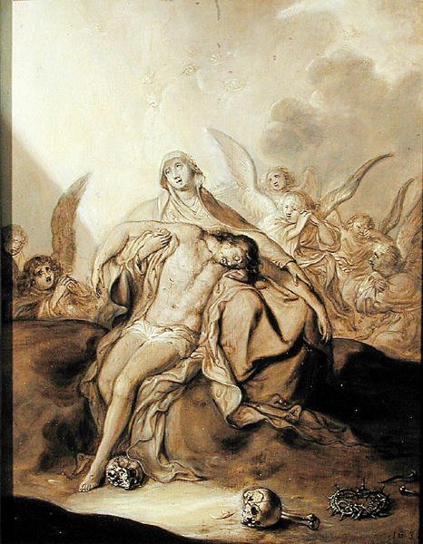 Pieta, 1637 autorstwa Adriaen Pietersz van de Venne